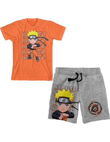 Conjunto camiseta y pantalones cortos Dragon Ball Z niños