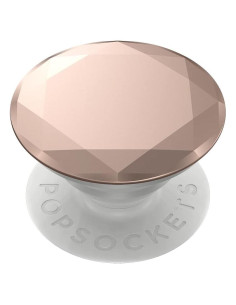 Soporte para teléfono PopSockets Rosa Metálico - PopGrip Intercambiable