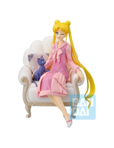 Figura Coleccionable Ichibansho Sailor Moon Usagi & Luna 13 cm
