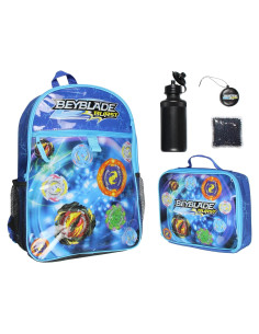 Mochila Beyblade Burst Intimo con Caja de Almuerzo y Botella