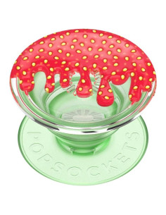 PopSockets Agarre Adhesivo para Teléfono Goteo de Fresa