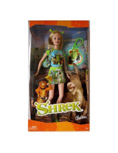 Muñeca Barbie Shrek Mattel 29.2 cm con llavero