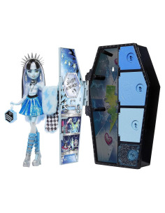 Muñeca Frankie Stein Skulltimate Secrets Fearidescent con Armario