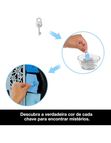 Muñeca Frankie Stein Skulltimate Secrets Fearidescent con Armario