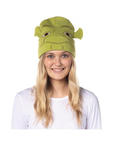 Gorro de Disfraz Shrek Bioworld con Orejas 3D - Talla Única