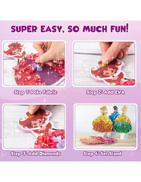 Kit de Arte Poke MyPixie para Niñas - 740 Piezas Creativas