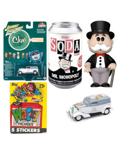Paquete Retro Juguetes Funko Soda y Clue 1:64 Escala