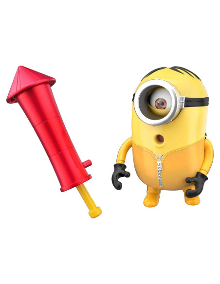 Figura Interactiva Minions Stuart 10.16 cm Mattel