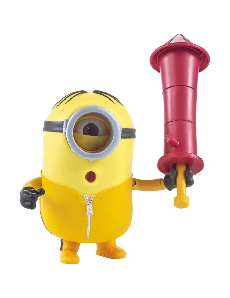 Figura Interactiva Minions Stuart 10.16 cm Mattel