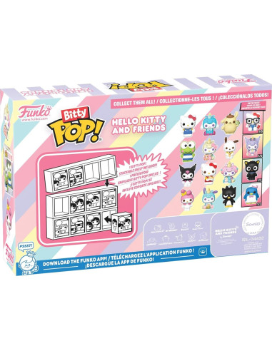 Funko Pop! Bitty Sanrio - My Melody, Pochacco, Badtz-Maru - 4 figuras
