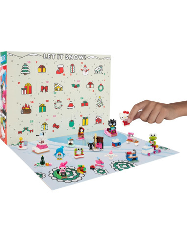 Calendario de Adviento BLDR Hello Kitty 2025 - 8 Minifiguras y 16 Regalos