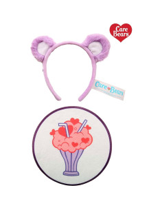 Kit de disfraz Share Bear con diadema y parche planchable 2