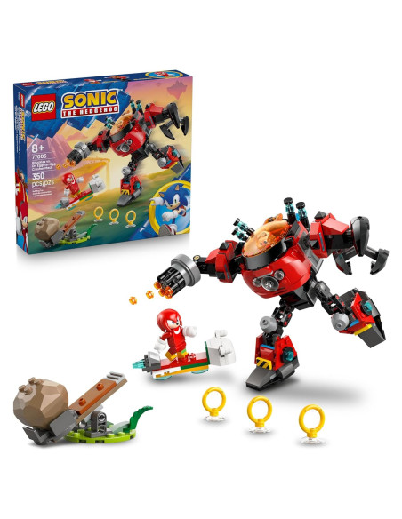 LEGO Sonic Knuckles vs Dr. Eggman Mech 350 Piezas 77005