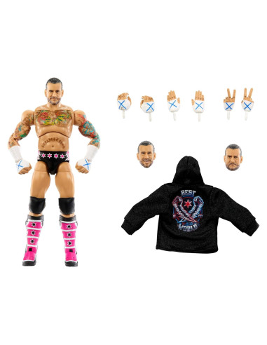 Figura de Acción Mattel WWE Ultimate CM Punk 15.24 cm