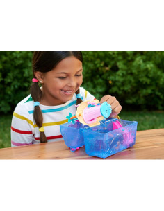 Juego de Polly Pocket Cofre del Tesoro Aventura Sparkle Cove con 2 Muñecas y Accesorios 2