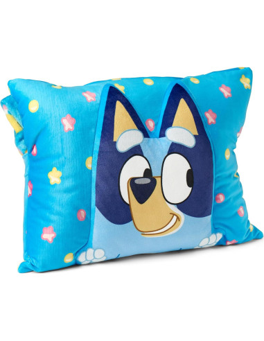 Manta y Almohada Bluey Cachorros de Fiesta 127x152 cm