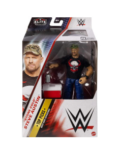 Figura de Acción WWE Elite Mattel Steve Austin 15 cm con Accesorios 2