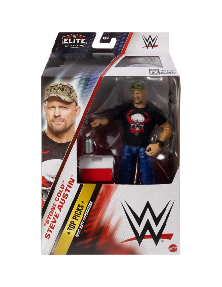 Figura de Acción WWE Elite Mattel Steve Austin 15 cm con Accesorios Figura de Acción WWE Elite Mattel Steve Austin 15 cm con Accesorios