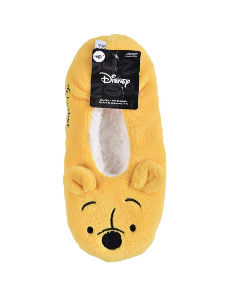 Calcetines de Peluche Winnie the Pooh Mujer 9-11 Amarillo