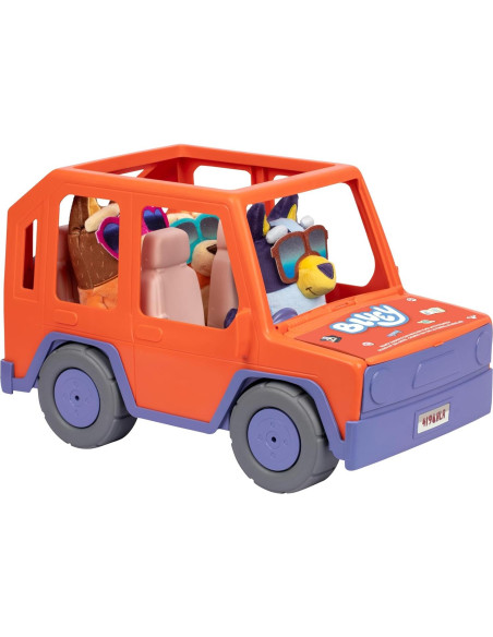 Auto de Juguete Bluey Big Heeler 4WD con Peluches