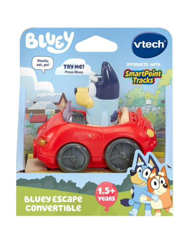 Coche Convertible Escape Bluey VTech 5.5x9.2x7.5cm