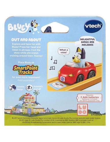 Coche Convertible Escape Bluey VTech 5.5x9.2x7.5cm