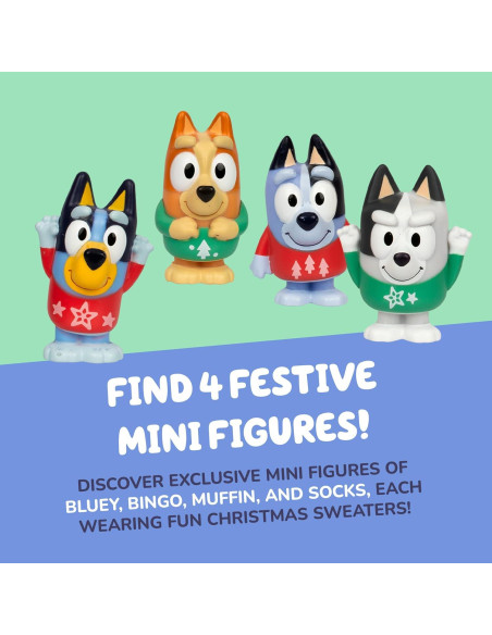 Calendario de Adviento Bluey con Mini Figuras y Accesorios