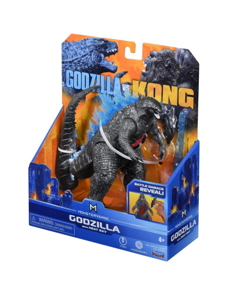 Figura Godzilla vs. Kong Playmates 15.24 cm con rayo de calor