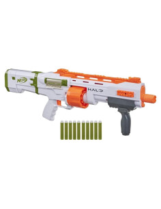 Blaster Nerf Halo Bulldog SG con 10 Dardos Nerf Elite