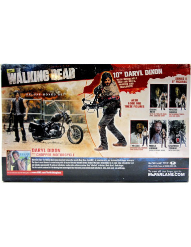 Figura Daryl Dixon con Chopper McFarlane Toys 12 cm