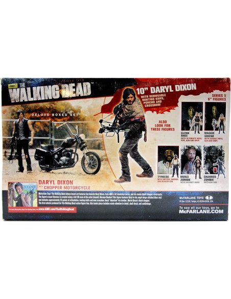 Figura Daryl Dixon con Chopper McFarlane Toys 12 cm