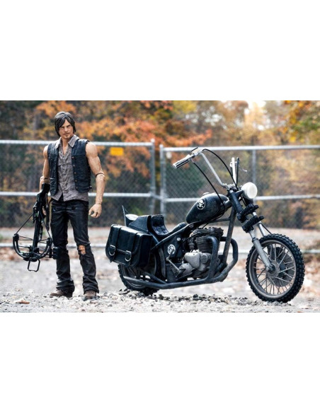 Figura Daryl Dixon con Chopper McFarlane Toys 12 cm