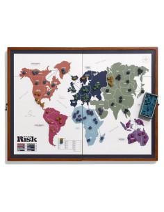 Juego de Mesa Risk Deluxe WS Game Company - Tablero Plegable 67.31x50.8cm