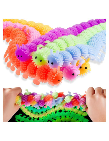 Juguetes Antiestrés Luminosos Sumind - 6 Piezas Estirables