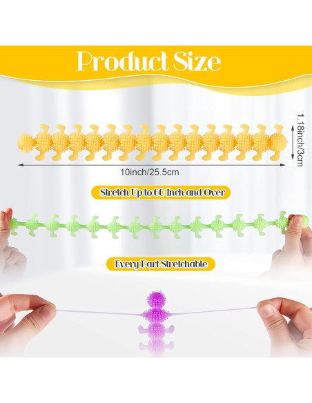 Juguetes Antiestrés Luminosos Sumind - 6 Piezas Estirables Juguetes Antiestrés Luminosos Sumind - 6 Piezas Estirables