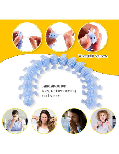 Juguetes Antiestrés Luminosos Sumind - 6 Piezas Estirables