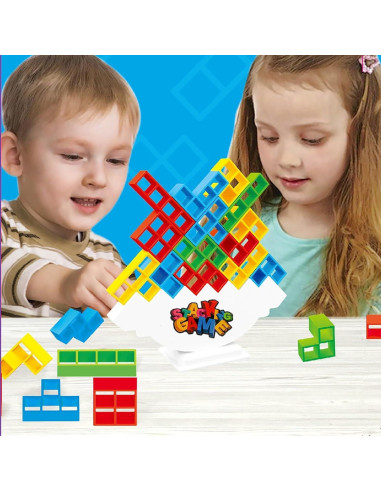 Juego de Bloques de Apilamiento Koyzsen 48 Piezas para Niños y Adultos