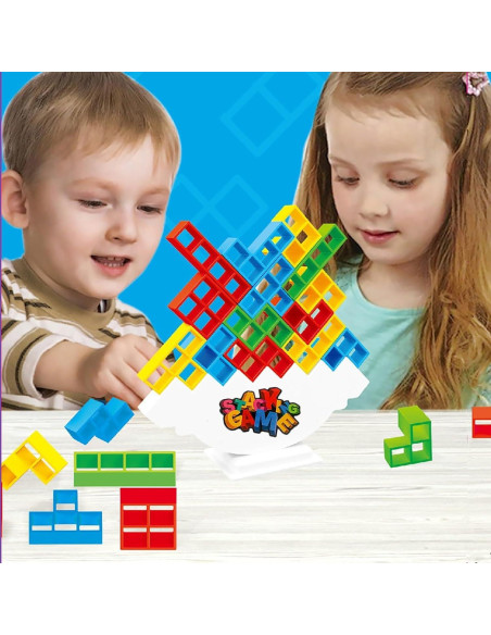 Juego de Bloques de Apilamiento Koyzsen 48 Piezas para Niños y Adultos