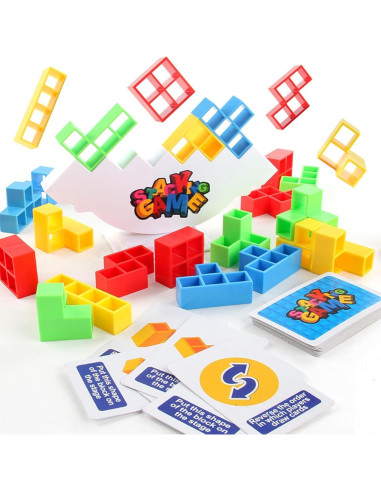 Juego de Bloques de Apilamiento Koyzsen 48 Piezas para Niños y Adultos