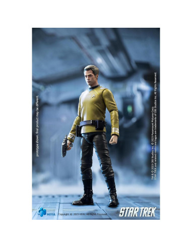 Figura de Acción Hiya Toys Star Trek 2009 James T. Kirk 10.5 cm