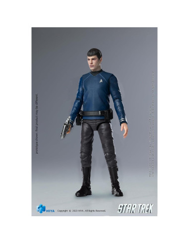 Figura de acción Spock 1:18 Hiya Toys Star Trek 2009