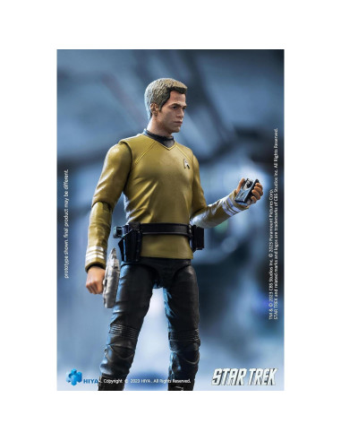 Figura de Acción Hiya Toys Star Trek 2009 James T. Kirk 10.5 cm