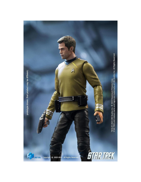Figura de Acción Hiya Toys Star Trek 2009 James T. Kirk 10.5 cm