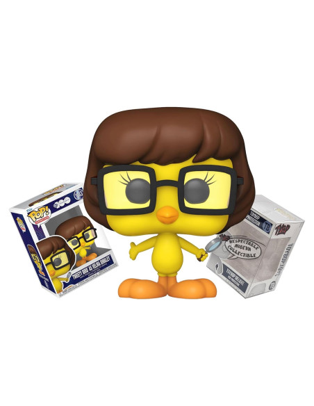 Funko Pop Tweety Bird como Velma Dinkley + Protector ToyBop