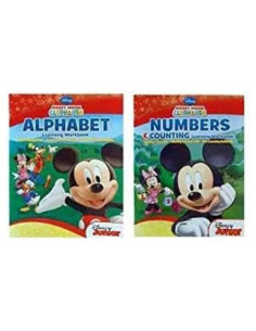 Conjunto de Cuadernos de Aprendizaje Mickey Mouse - 2 Piezas