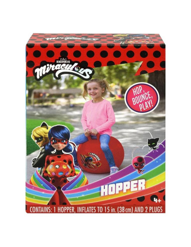 Pelota Saltarina Roja Ladybug 35.56 cm para Niños