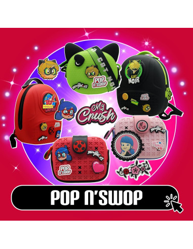 Bolso Rosa Marinette Pop n' Swop Wyncor - Impermeable y Ligero