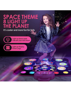 Alfombrilla de Baile Electrónica OMOZOMBB Rosa 90x104cm 2