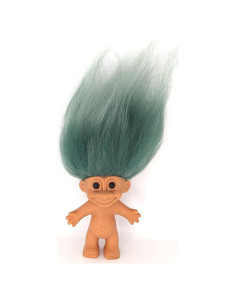 Muñeca Troll Genérica Cabello Verde Vintage 12.7 cm