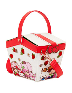 Bolso Cruzado Loungefly Sanrio x Strawberry Shortcake 15.7x17.7cm 2